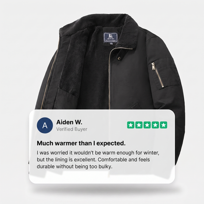 GRAHAM FLEECE BOMBER JACKET