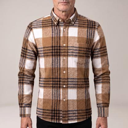 GRAYSON COTTON FLANNEL SHIRT