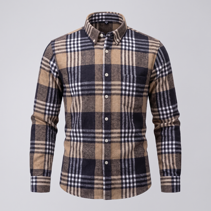 GRAYSON COTTON FLANNEL SHIRT
