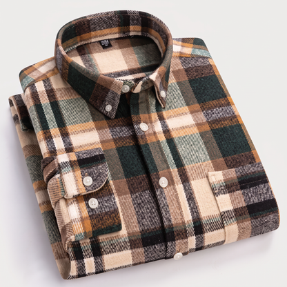 GRAYSON COTTON FLANNEL SHIRT