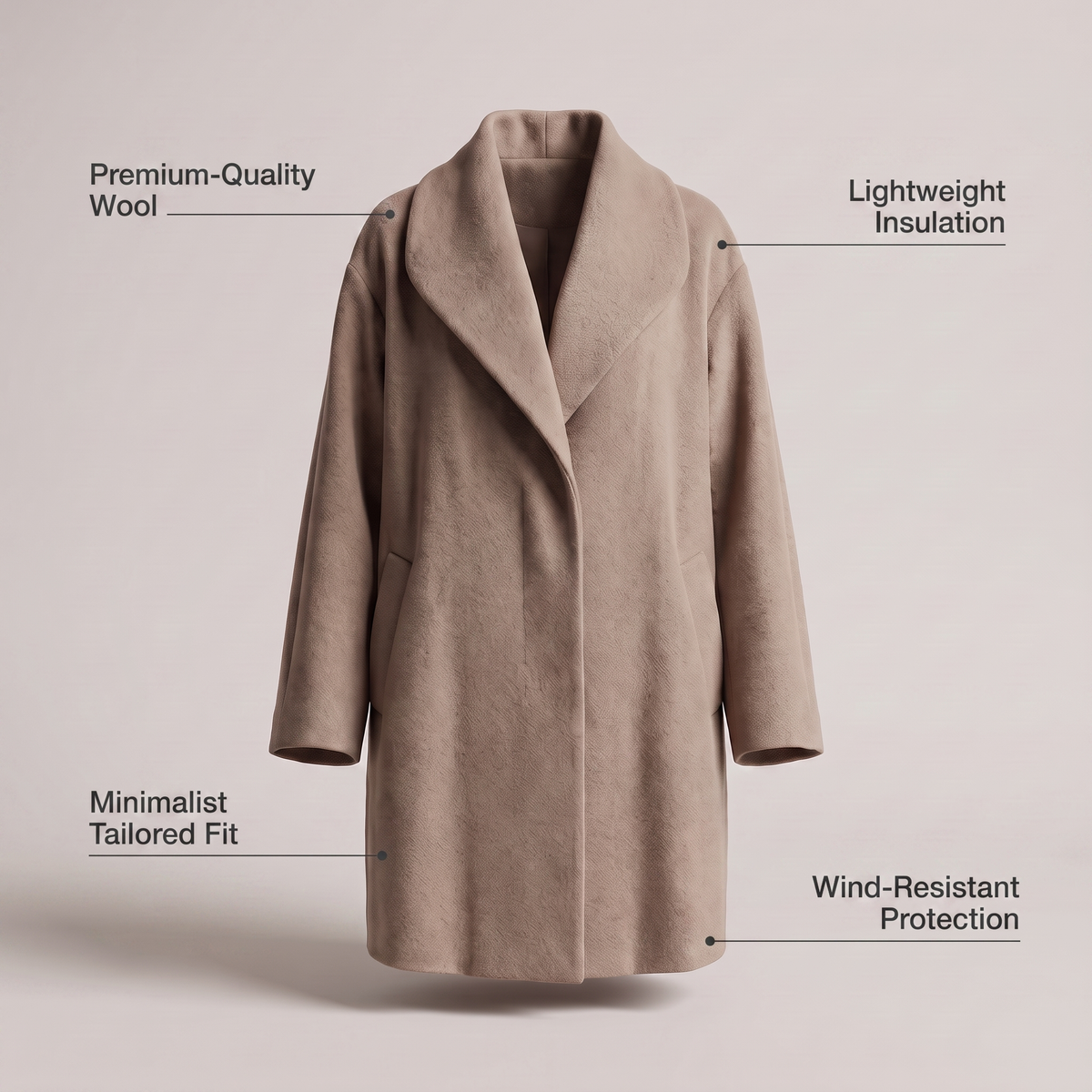 GREYMONT WOOL COAT