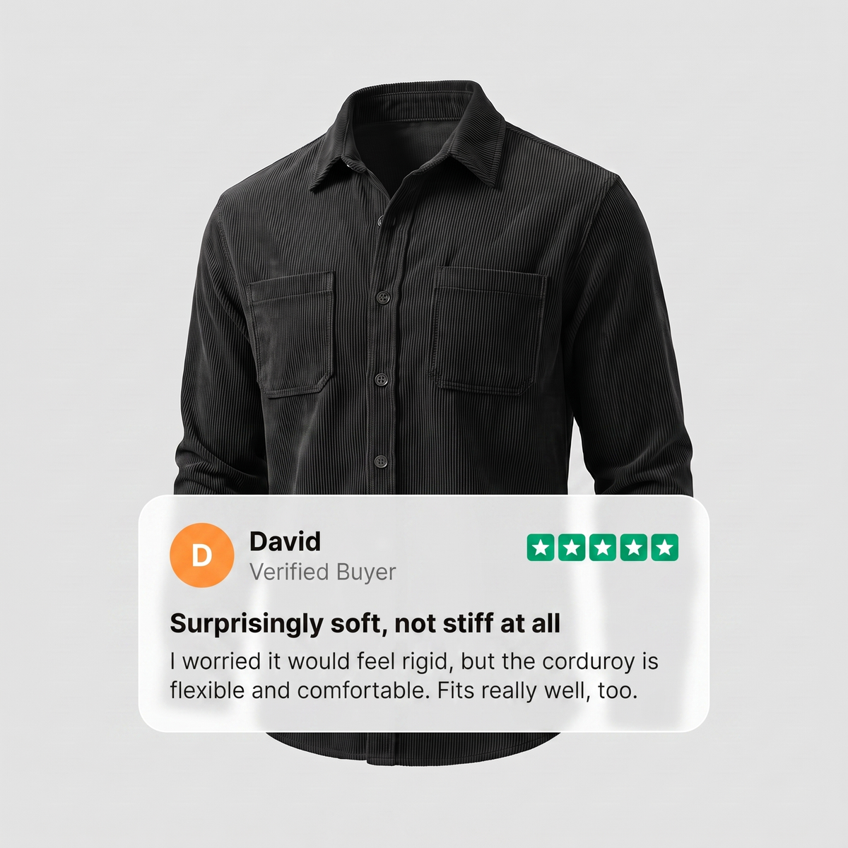 HARRIS CLASSIC CORDUROY SHIRT