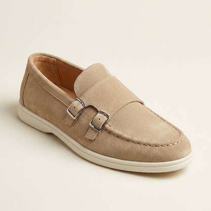 RAMSBURY SUEDE BUCKLE LOAFERS
