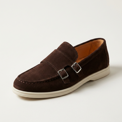 RAMSBURY SUEDE BUCKLE LOAFERS