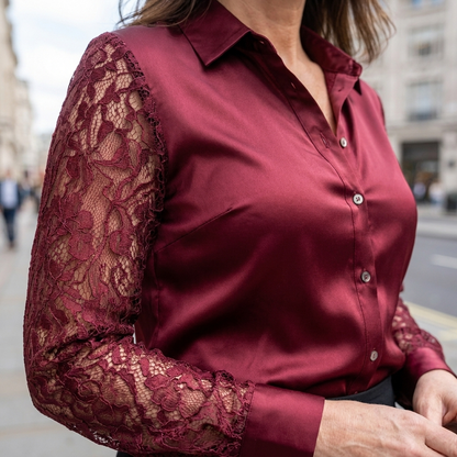 SELENA ROMANTIC LACE BLOUSE