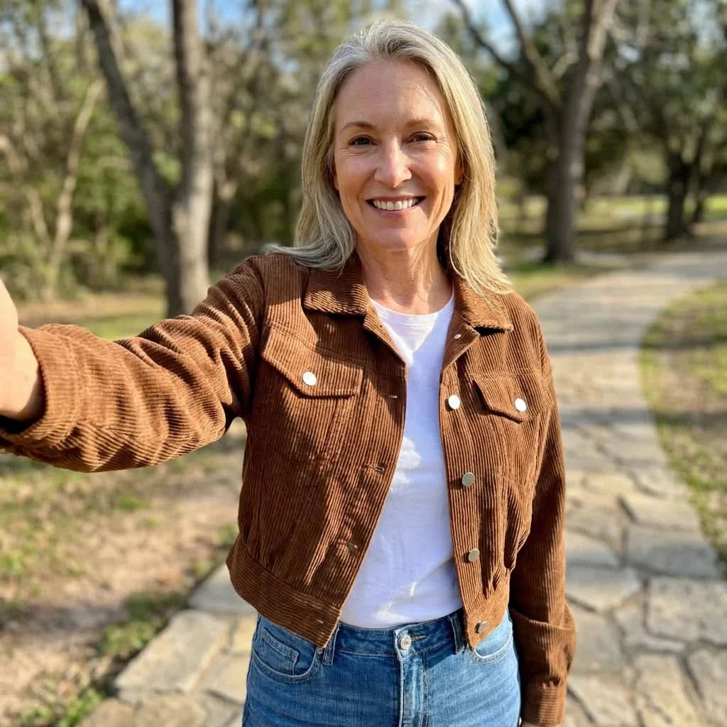 FIORA CORDUROY LANTERN JACKET