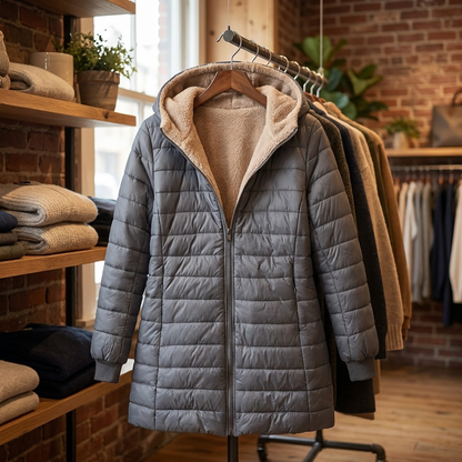 DAHLIA MID-LENGTH FLEECE PARKA