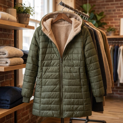 DAHLIA MID-LENGTH FLEECE PARKA