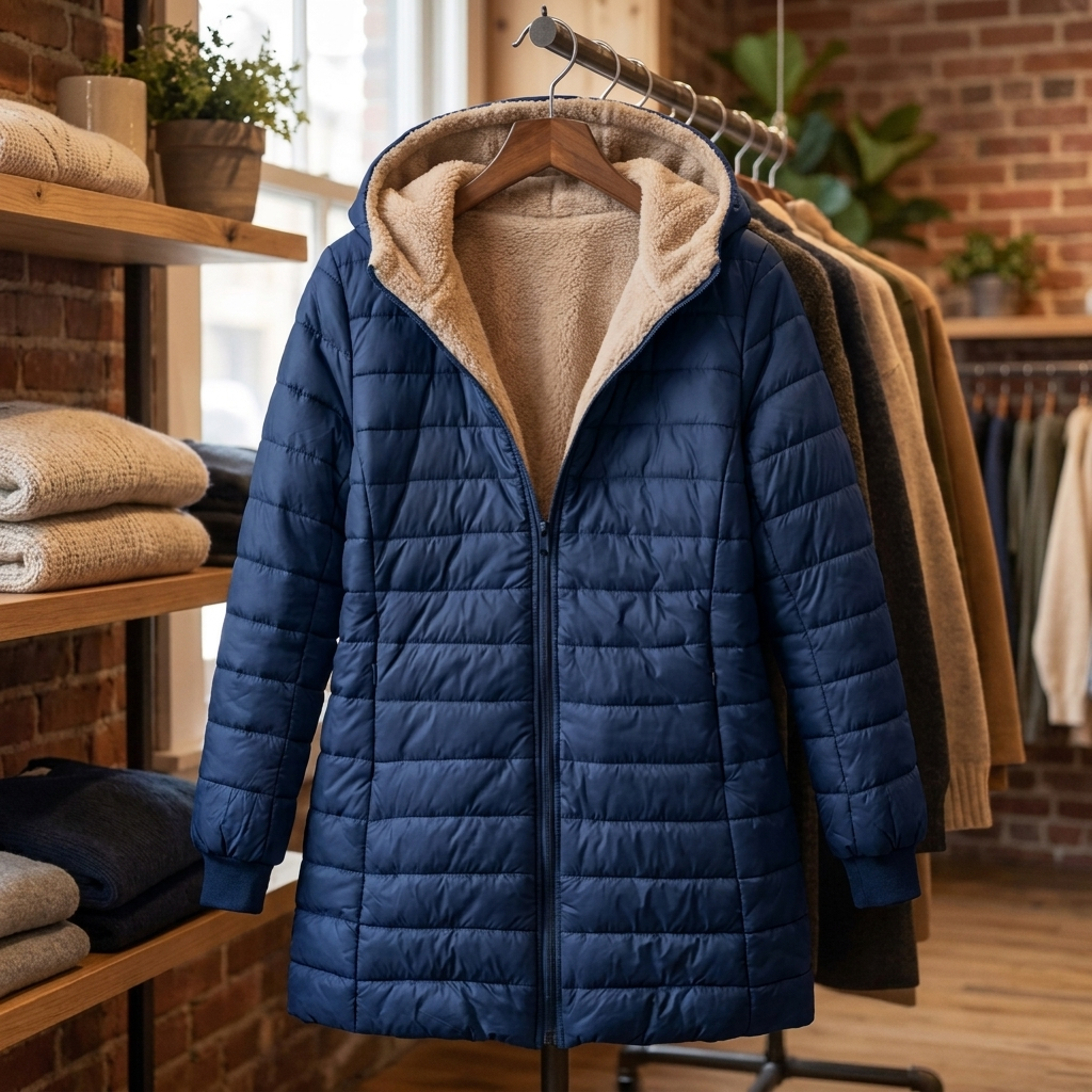DAHLIA MID-LENGTH FLEECE PARKA