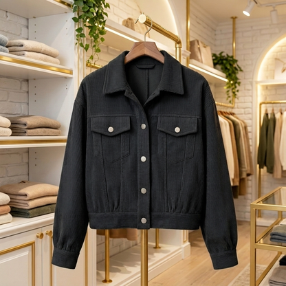 FIORA CORDUROY LANTERN JACKET