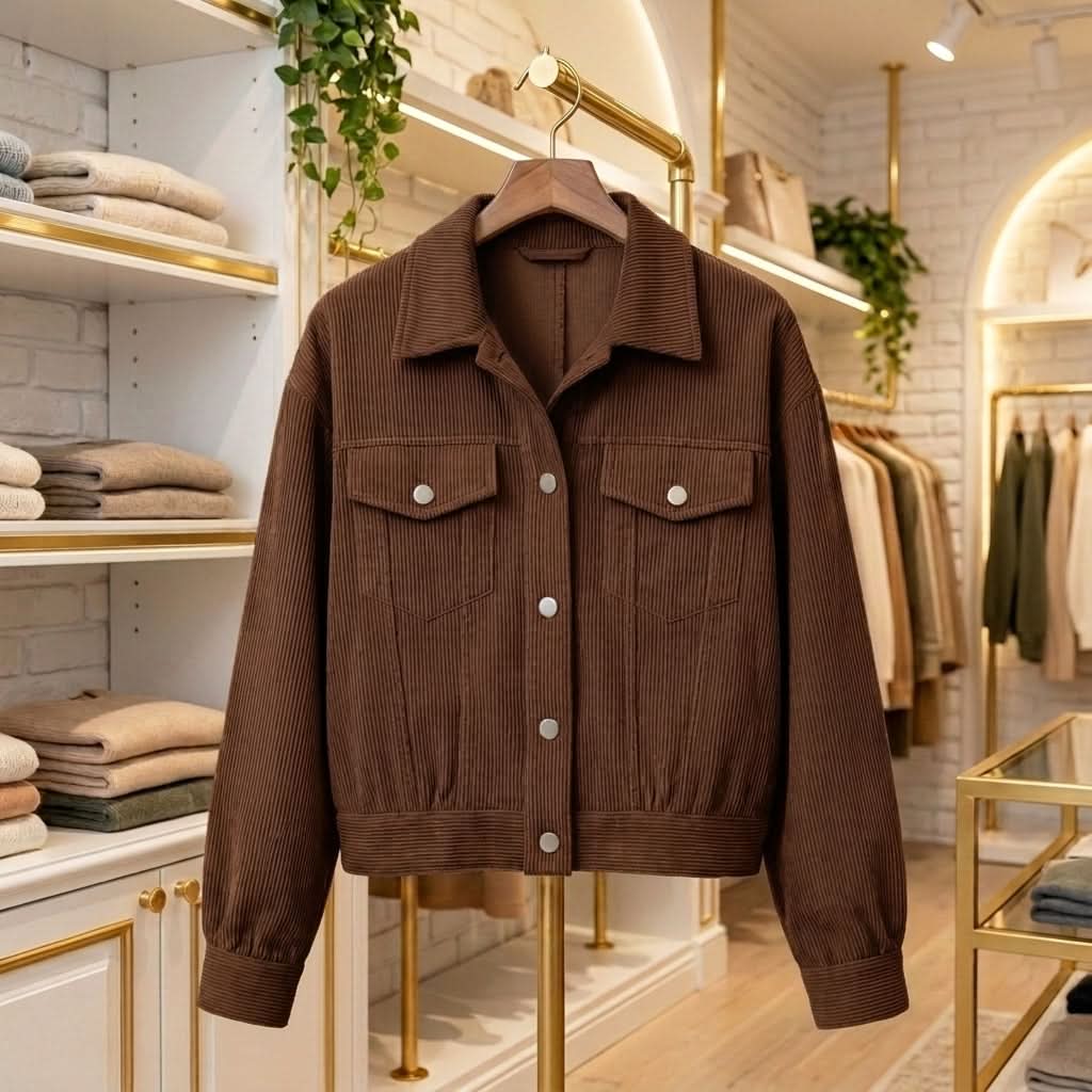 FIORA CORDUROY LANTERN JACKET