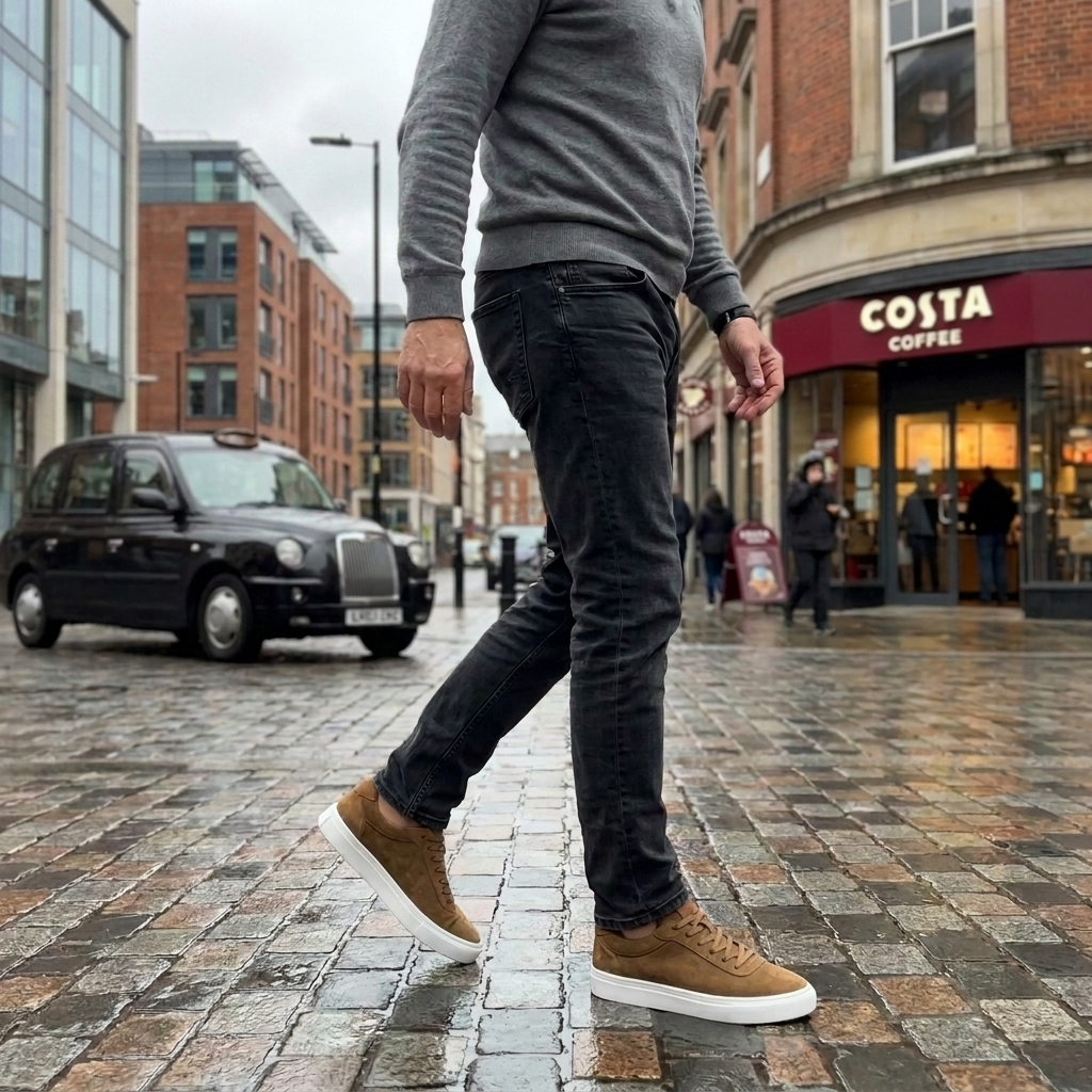 HARRINGTON SUEDE COMFORT TRAINERS