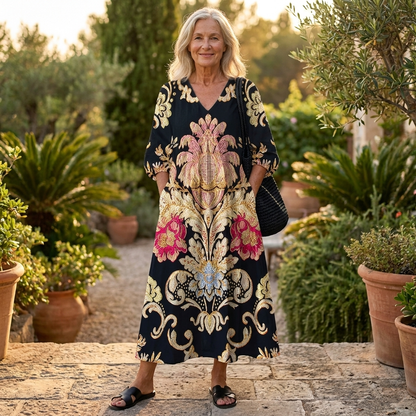 MARIS FLORAL ELEGANCE DRESS