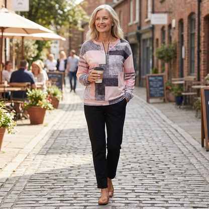 ROWAN COSY ZIP SWEATER
