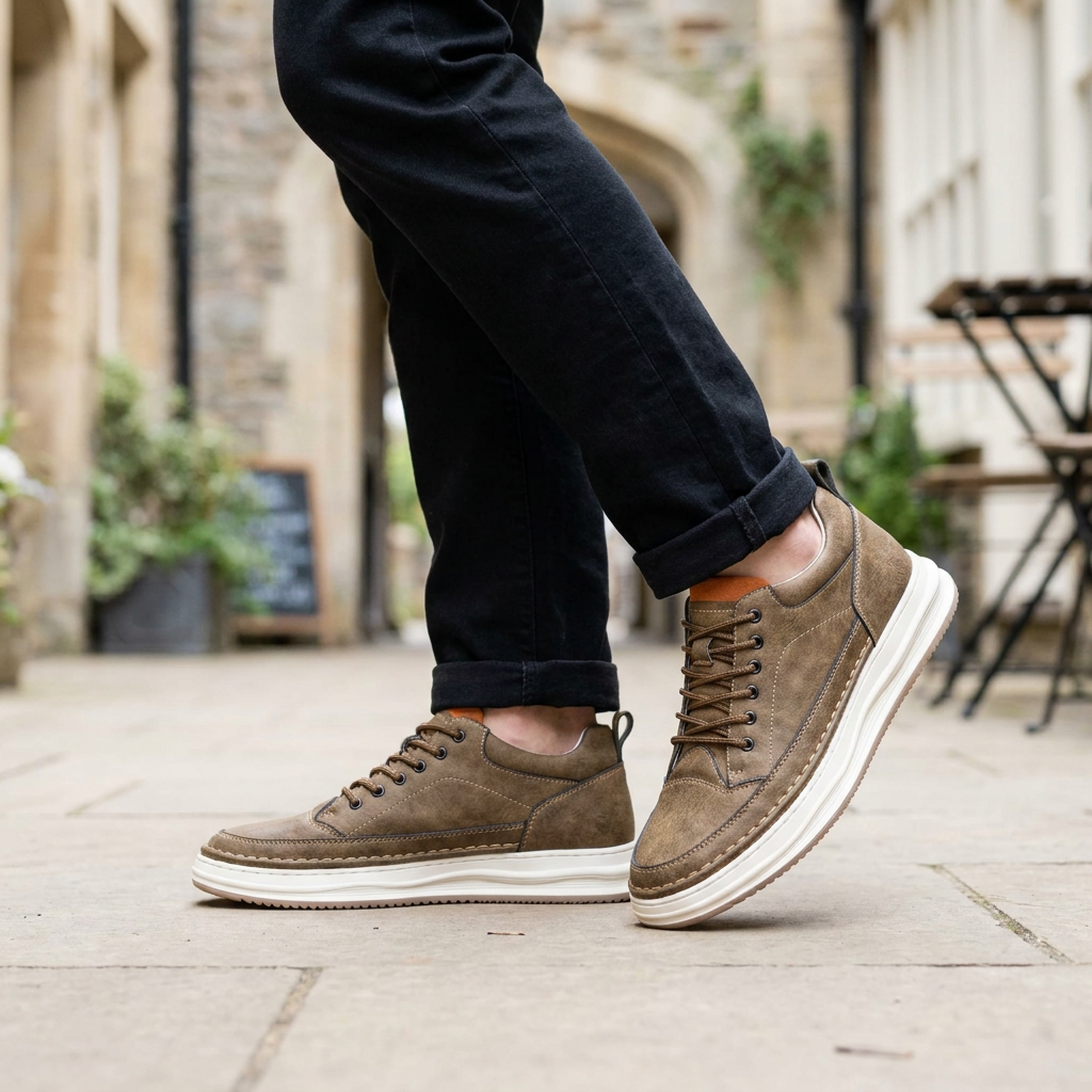 WARRINGTON PREMIUM LEATHER TRAINERS