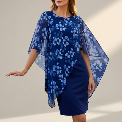 COSETTE FLORAL LAYERED DRESS SET