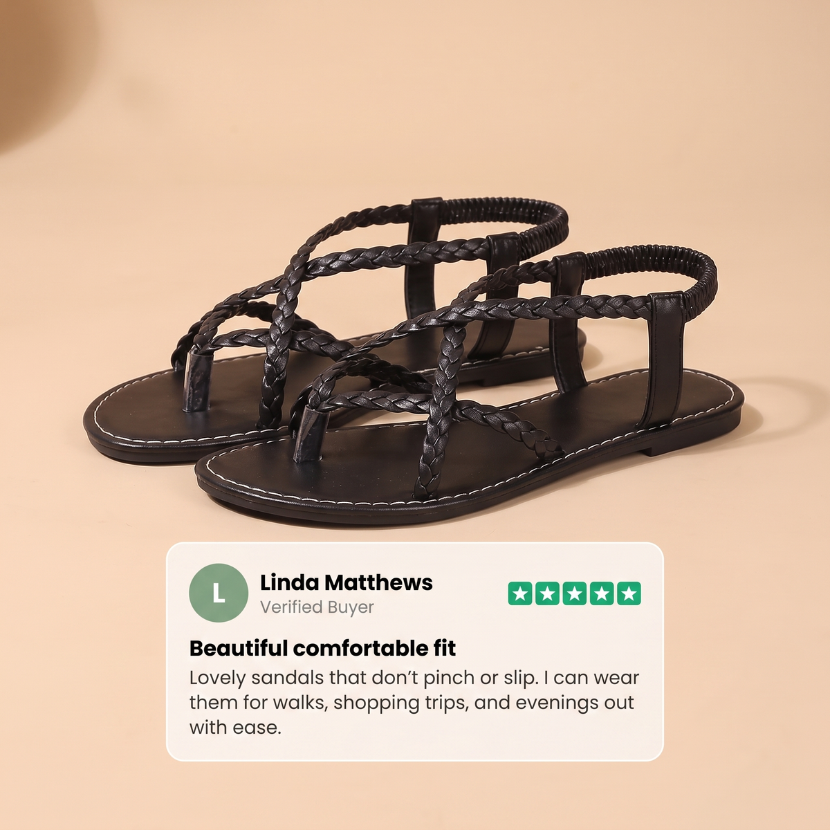 ROSELLE RESORT FLAT SANDALS