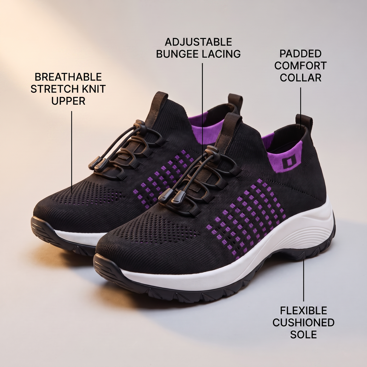 AINSWORTH STRETCH-FIT WALKING SHOES
