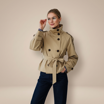EVELYN BELTED TRENCH COAT