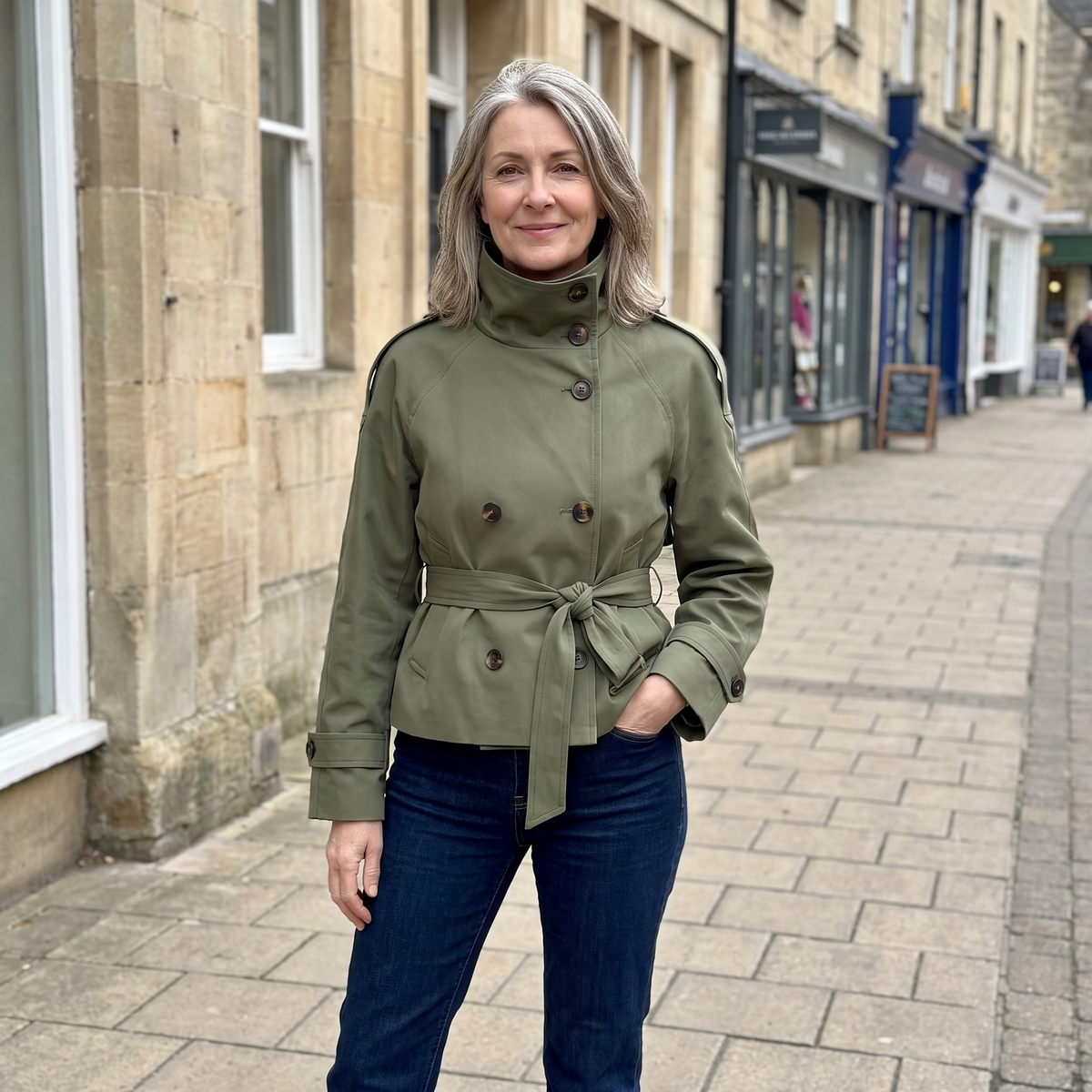 EVELYN BELTED TRENCH COAT