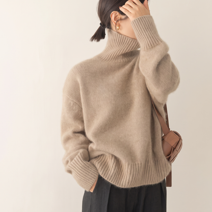 AMELIA SOFT KNIT ROLL NECK JUMPER