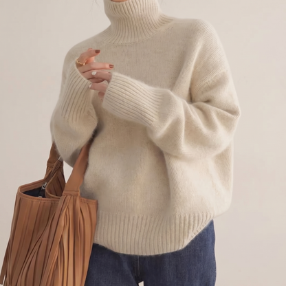 AMELIA SOFT KNIT ROLL NECK JUMPER