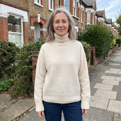 AMELIA SOFT KNIT ROLL NECK JUMPER
