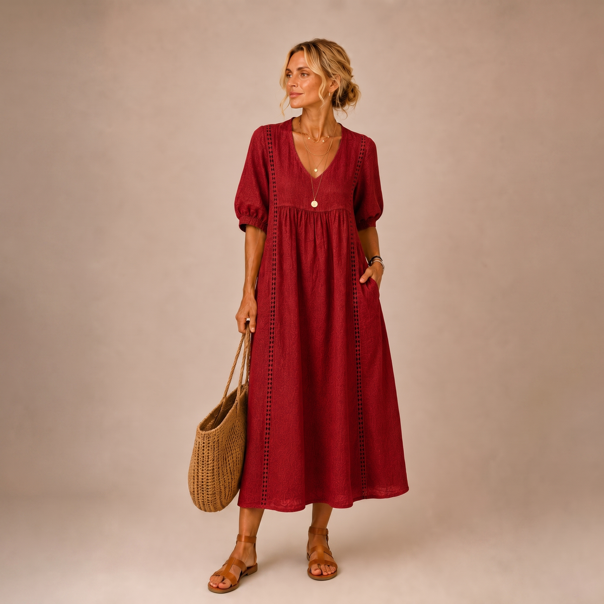 MARABELLE SUMMER MIDI DRESS