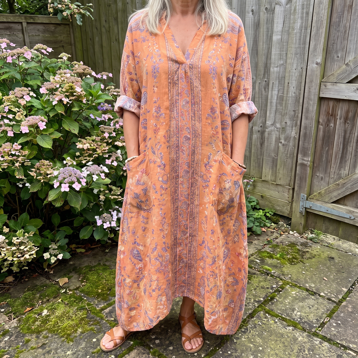 LAVINIA BOTANICAL MAXI DRESS