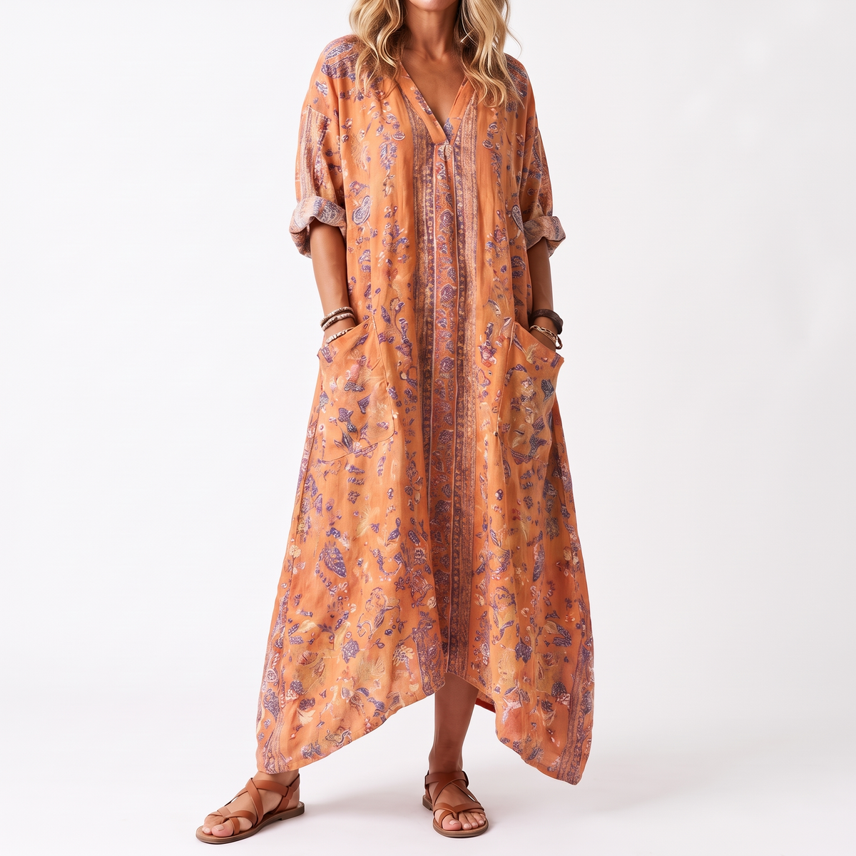 LAVINIA BOTANICAL MAXI DRESS