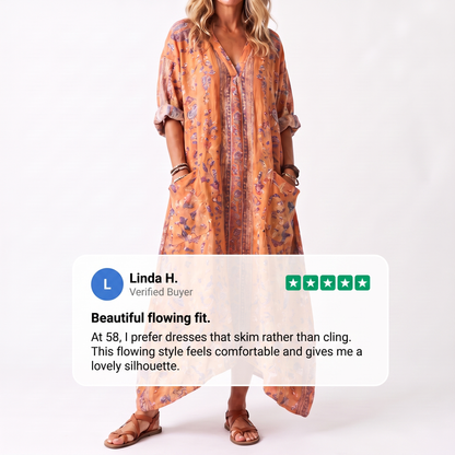 LAVINIA BOTANICAL MAXI DRESS