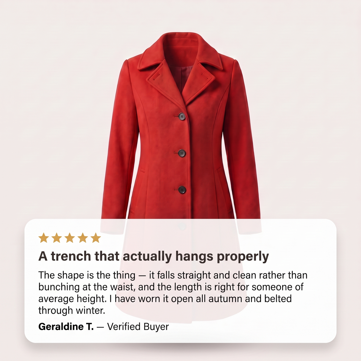 AVELINE CLASSIC TRENCH COAT