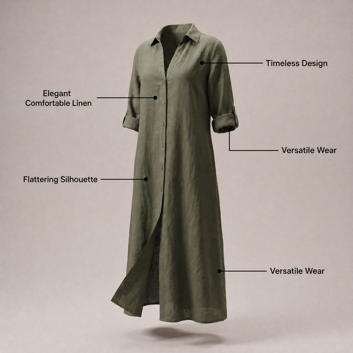 HARRIET V-NECK DRESS