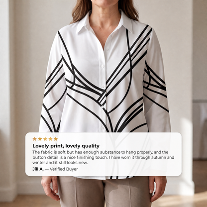 LIVIA VINTAGE CASUAL BLOUSE