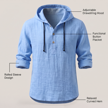 HUDSON HOODIE SHIRT
