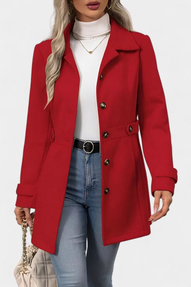 ELOISE BELTED MID-LENGTH COAT