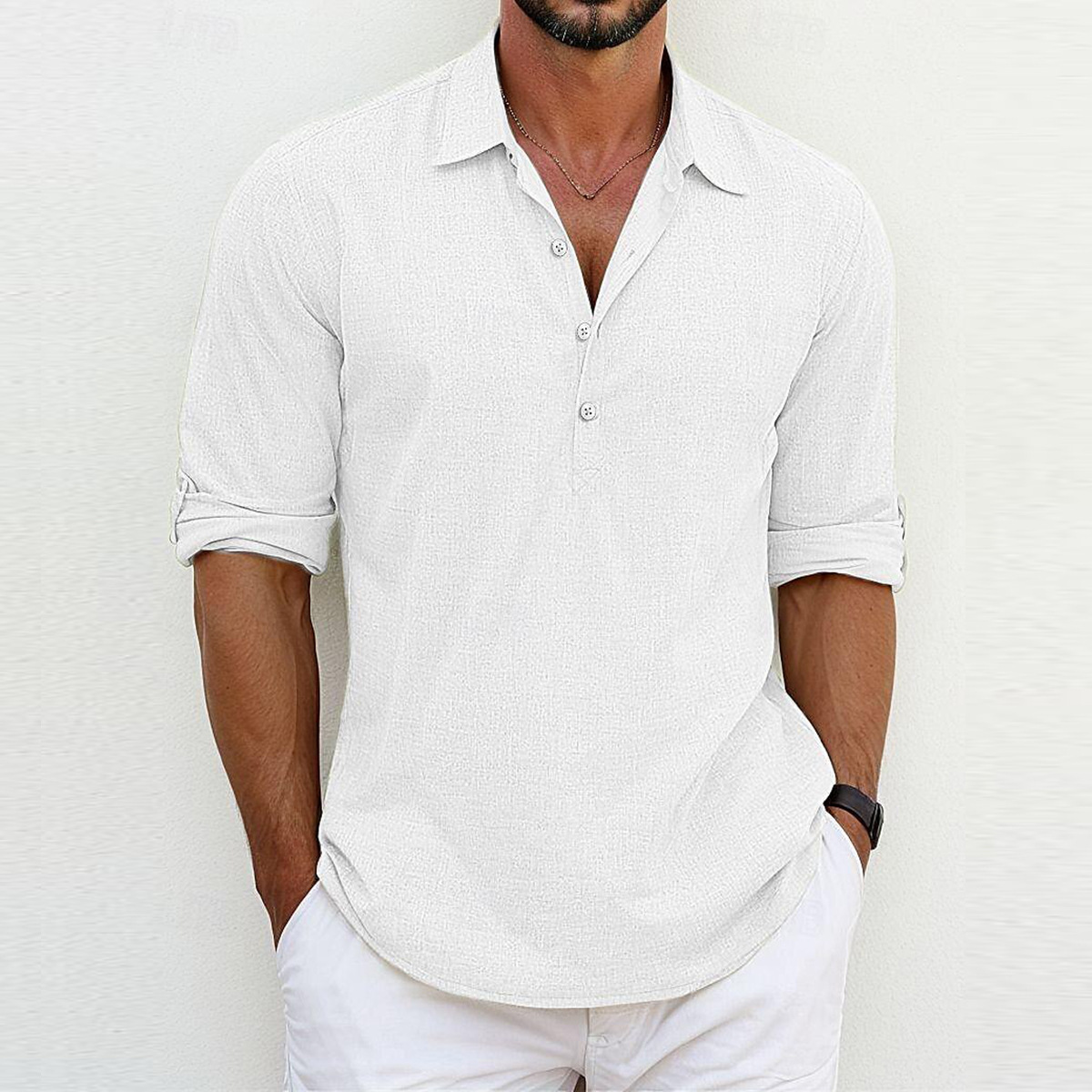 HARRISON LINEN POLO