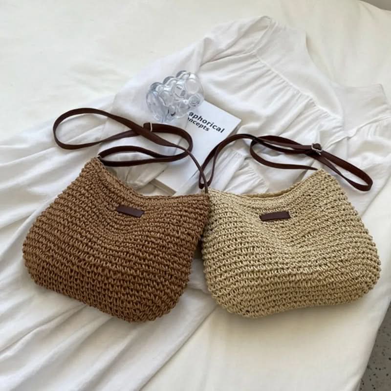 LAVINIA ELEGANT STRAW TOTE