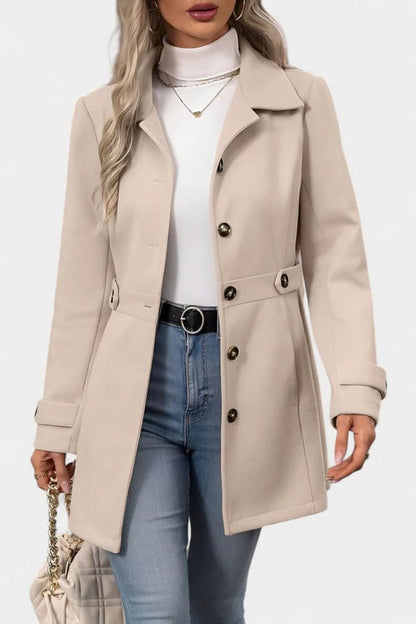 ELOISE BELTED MID-LENGTH COAT