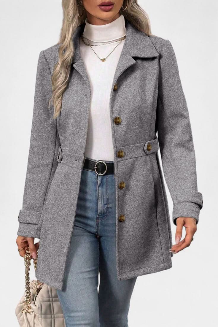 ELOISE BELTED MID-LENGTH COAT