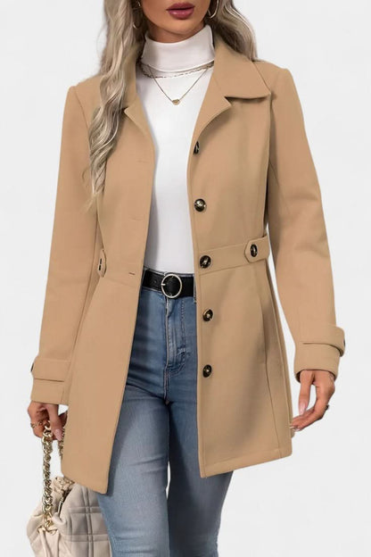 ELOISE BELTED MID-LENGTH COAT