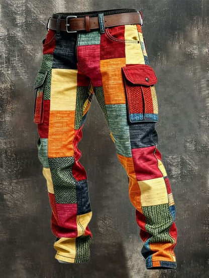 VARRON PATCHWORK UTILITY PANT