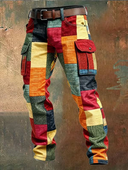 VARRON PATCHWORK UTILITY PANT