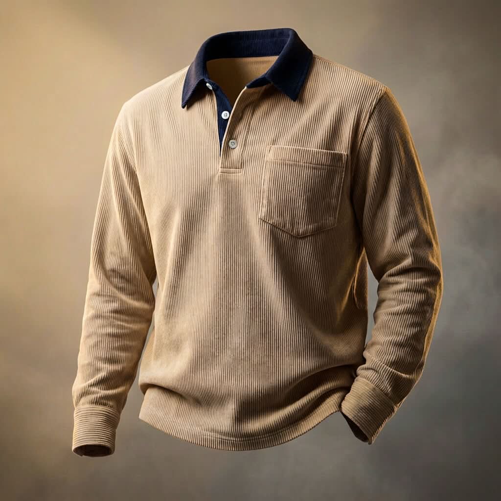 ROWLEY CORDUROY POLO SHIRT