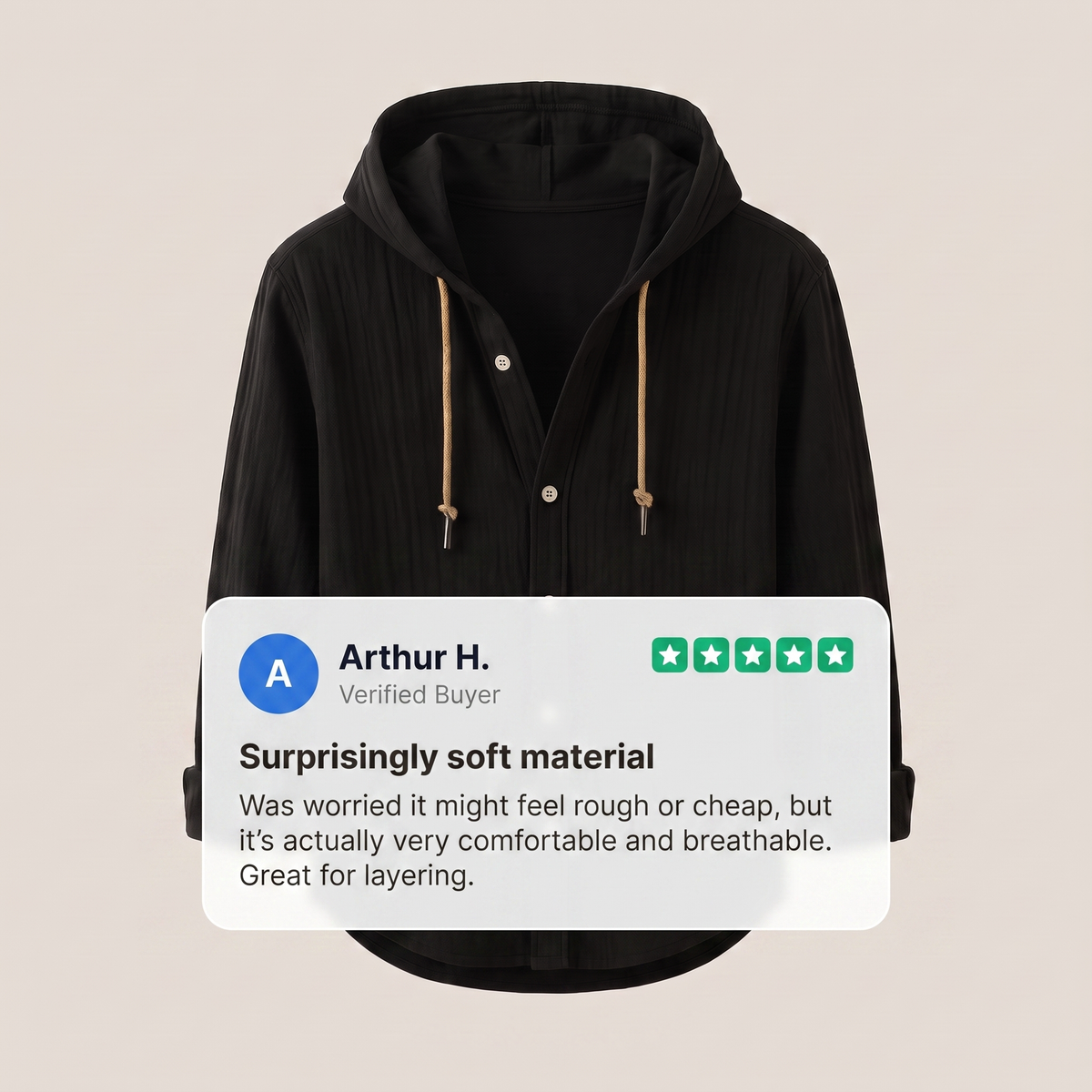 LANGFORD HOODED SHIRT JACKET