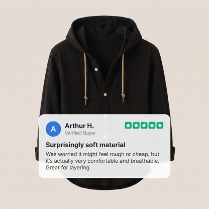 LANGFORD HOODED SHIRT JACKET