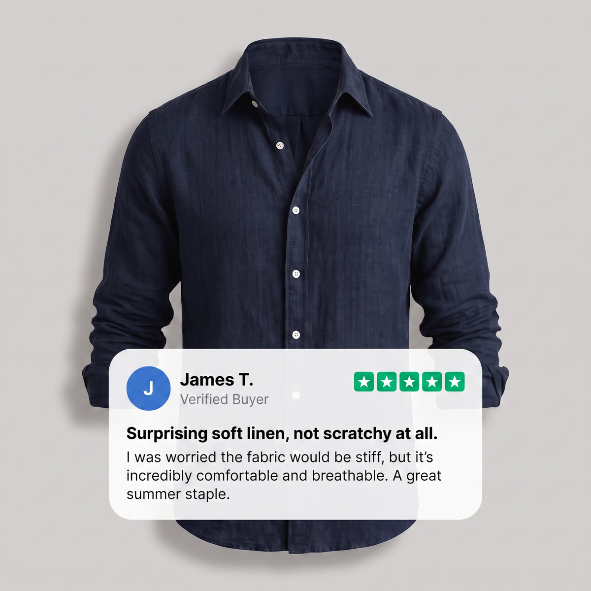 LEO SOFT-TOUCH LINEN SHIRT