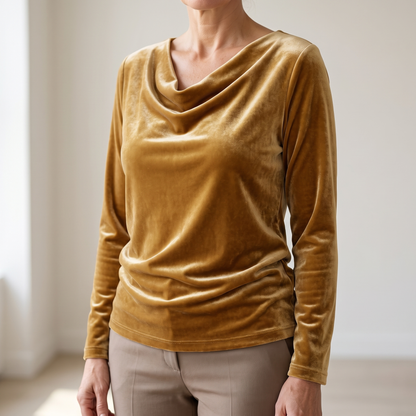 LILY VELVET ELEGANCE TOP