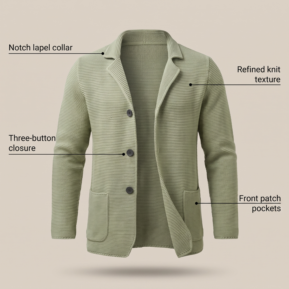 LORENZO KNITWEAR CARDIGAN