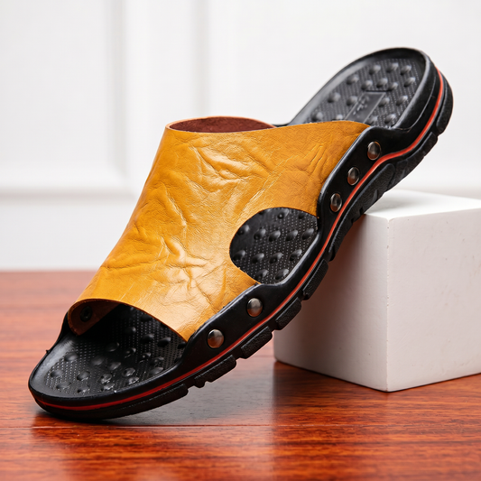 MONTEROSSO LEATHER SANDALS